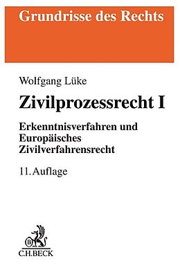 Kartonierter Einband Zivilprozessrecht I von Peter Arens, Wolfgang Lüke
