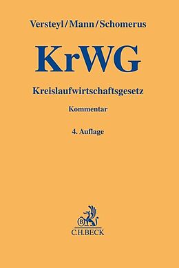 Fester Einband Kreislaufwirtschaftsgesetz von Holger Jacobj, Thomas Mann, Thomas Schomerus
