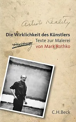 E-Book (epub) Die Wirklichkeit des Künstlers von Mark Rothko