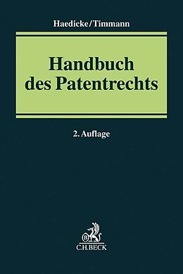 Fester Einband Handbuch des Patentrechts von 