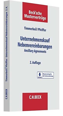 Kartonierter Einband Unternehmenskauf - Nebenvereinbarungen von Sven Timmerbeil, Gero Pfeiffer