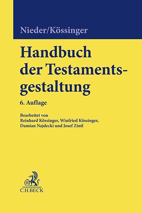 Handbuch der Testamentsgestaltung