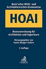 Fester Einband Beck'scher HOAI- und Architektenrechts-Kommentar. HOAI von 