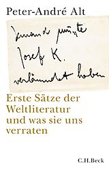 E-Book (pdf) 'Jemand musste Josef K. verleumdet haben ' von Peter-André Alt