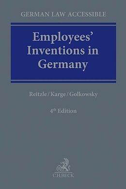 Leinen-Einband Employees' Inventions in Germany von Helmuth Reitzle, Peter Karge, Stefan Golkowsky