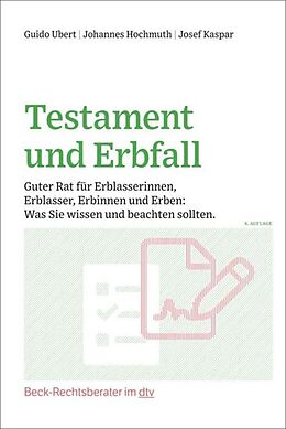 E-Book (pdf) Testament und Erbfall von Johannes Hochmuth, Josef Kaspar