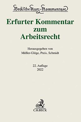 Fester Einband Erfurter Kommentar zum Arbeitsrecht von 