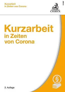 E-Book (pdf) Kurzarbeit in Zeiten von Corona von Bettina Schmidt