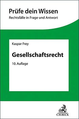 Kartonierter Einband Gesellschaftsrecht von Herbert Wiedemann, Kaspar Frey