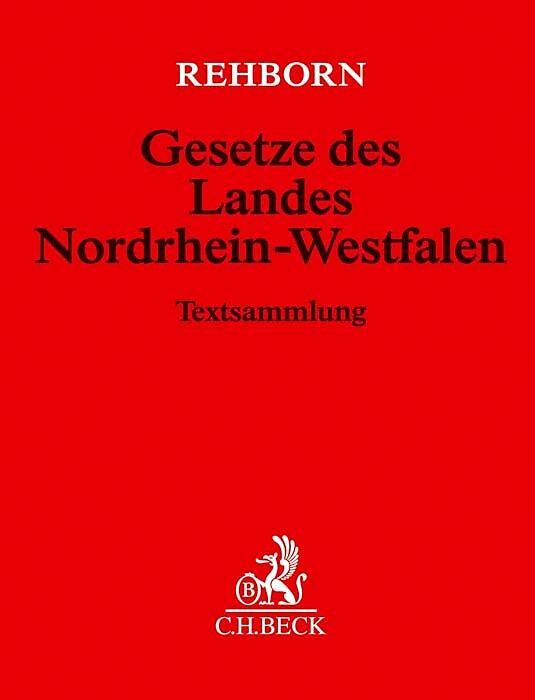 Gesetze des Landes Nordrhein-Westfalen Hauptordner 86 mm