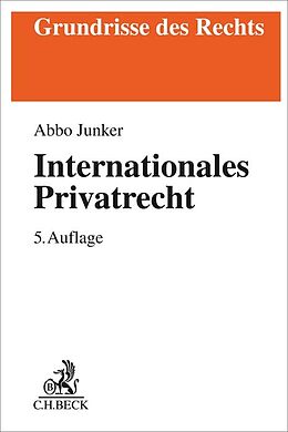 Kartonierter Einband Internationales Privatrecht von Abbo Junker