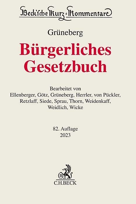 Bürgerliches Gesetzbuch