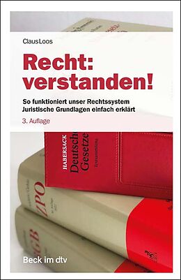E-Book (epub) Recht: verstanden! von Claus Loos