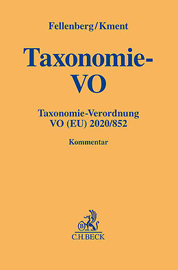 Fester Einband Taxonomie-Verordnung von 