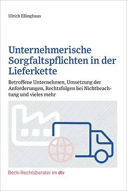 E-Book (pdf) Unternehmerische Sorgfaltspflichten in der Lieferkette von Ulrich Ellinghaus