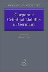 Fester Einband Corporate Criminal Liability in Germany von 