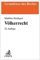 Kartonierter Einband Völkerrecht von Matthias Herdegen