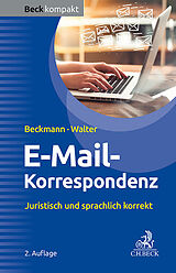 Kartonierter Einband E-Mail-Korrespondenz von Edmund Beckmann, Steffen Walter