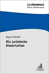 E-Book (pdf) Die juristische Dissertation von Daria Bayer, Jan-Robert Schmidt