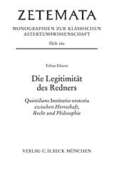 E-Book (pdf) Die Legitimität des Redners von Tobias Dänzer
