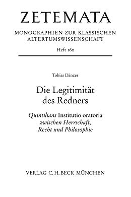 E-Book (pdf) Die Legitimität des Redners von Tobias Dänzer