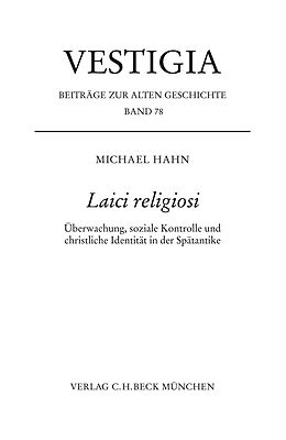 Fester Einband Laici religiosi von Michael Hahn