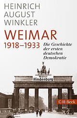 Kartonierter Einband Weimar 1918-1933 von Heinrich August Winkler