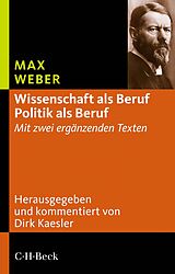 Kartonierter Einband 'Wissenschaft als Beruf' - 'Politik als Beruf' von Max Weber