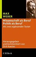 E-Book (pdf) Wissenschaft als Beruf - Politik als Beruf von Max Weber