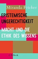 Kartonierter Einband Epistemische Ungerechtigkeit von Miranda Fricker
