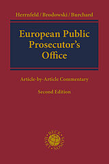 Livre Relié European Public Prosecutor's Office de Hans-Holger Herrnfeld, Dominik Brodowski, Christoph Burchard