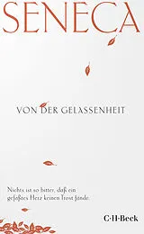 Kartonierter Einband Von der Gelassenheit von Seneca