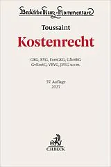 Fester Einband Kostenrecht von 