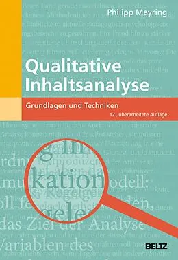 E-Book (pdf) Qualitative Inhaltsanalyse von Philipp Mayring
