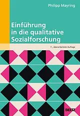 Kartonierter Einband Einführung in die qualitative Sozialforschung von Philipp Mayring
