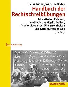 Kartonierter Einband Handbuch der Rechtschreibübungen von Heinz Triebel, Wilhelm Maday