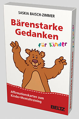 Textkarten / Symbolkarten Bärenstarke Gedanken für Kinder von Saskia Baisch-Zimmer
