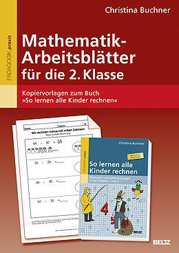 Kartonierter Einband Mathematik-Arbeitsblätter für die 2. Klasse von Christina Buchner