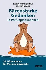 Textkarten / Symbolkarten Bärenstarke Gedanken in Prüfungssituationen von Saskia Baisch-Zimmer, Michaela Zach