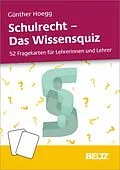 E-Book (pdf) Schulrecht - Das Wissensquiz von Günther Hoegg