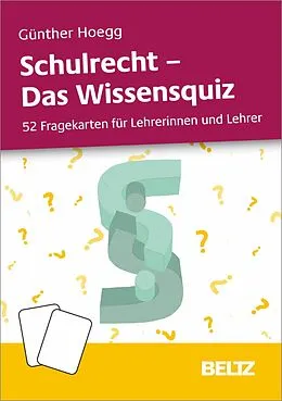E-Book (pdf) Schulrecht - Das Wissensquiz von Günther Hoegg
