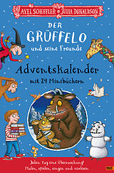 Kartonierter Einband Der Grüffelo und seine Freunde. Adventskalender mit 24 Minibüchern von Axel Scheffler, Julia Donaldson