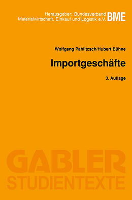 Kartonierter Einband Importgeschäfte von Wolfgang Pahlitzsch, Hubert Bühne