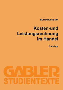 Kartonierter Einband Kosten- und Leistungsrechnung im Handel von Hartmund Barth