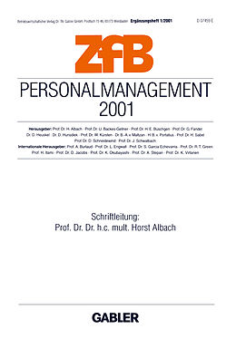 Kartonierter Einband Personalmanagement 2001 von 