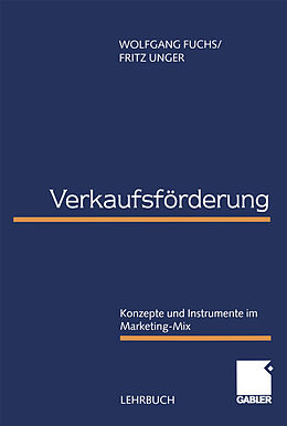 Kartonierter Einband Verkaufsförderung von Wolfgang Fuchs, Fritz Unger