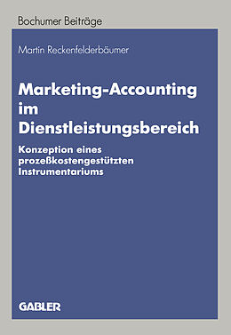 Kartonierter Einband Marketing-Accounting im Dienstleistungsbereich von Martin Reckenfelderbäumer