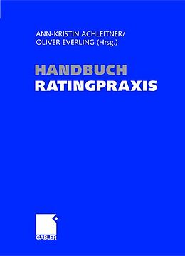 Leinen-Einband Handbuch Ratingpraxis von Ann-Kristin Achleitner