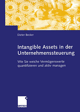 Kartonierter Einband Intangible Assets in der Unternehmenssteuerung von Dieter Becker