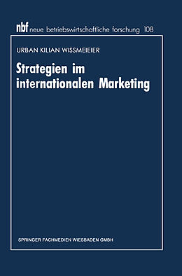 Kartonierter Einband Strategien im internationalen Marketing von Urban Kilian Wißmeier